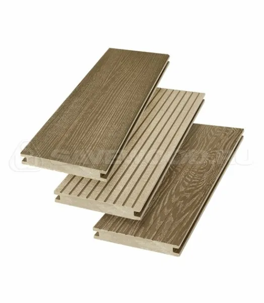 Террасная доска SW Fraxinus (R) полнотелая «SaveWood» Тик купить в Орле