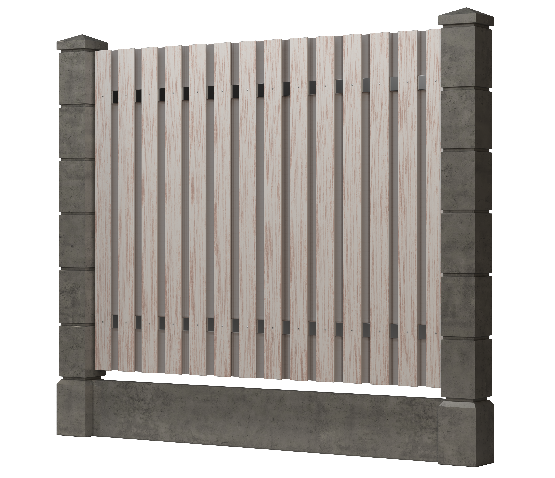 Заборная доска GRINDERDECO, ДПК, тиснение "дуб" Выбеленный дуб купить в Орле