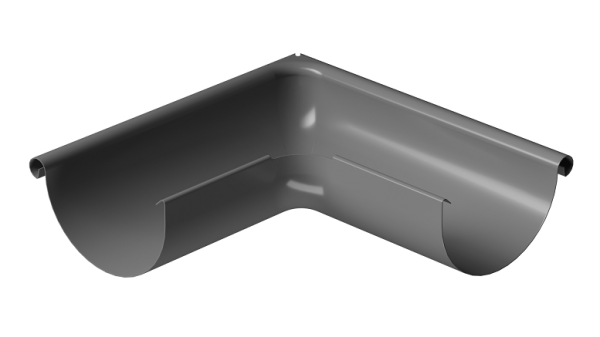 Угол внешний 90° D125 Döcke STAL PREMIUM Графит, (RAL 7024) купить в Орле