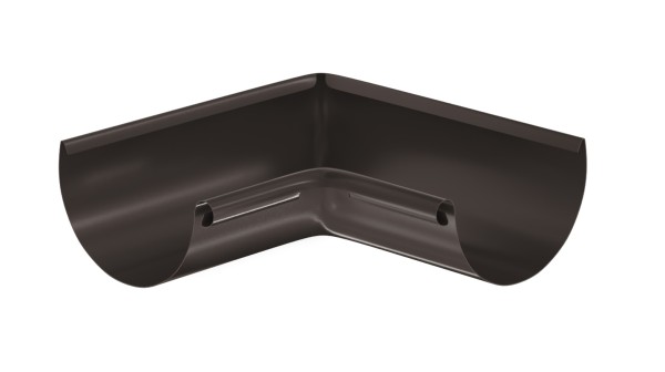 Водосток Aquasistem, система 125x90 - Угол желоба, внутренний 90° RR 32 Тёмно-Коричневый купить в Орле
