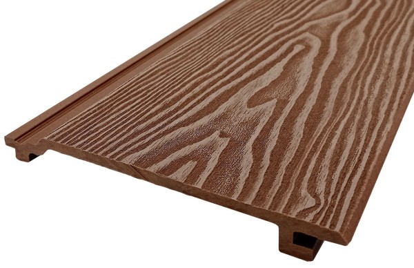 Сайдинг Darvolex 185x19x3000мм, 3D тиснение Коричневый купить в Орле