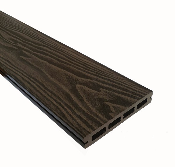 Террасная доска из ДПК Terrapol Смарт 3D Пустотелая с пазом Венге Соренто купить в Орле