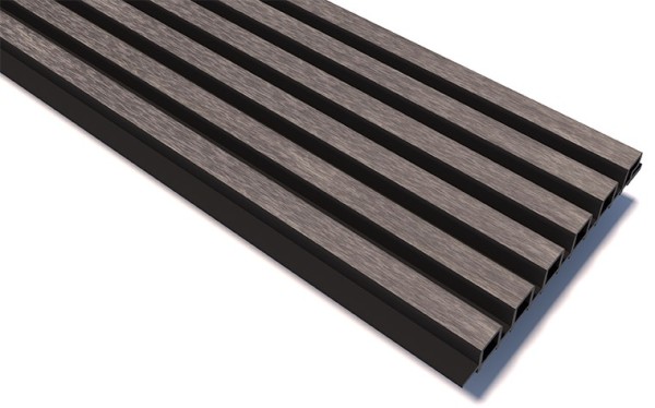 Реечные панели WOODVEX Lines Ultra Smoke gray купить в Орле