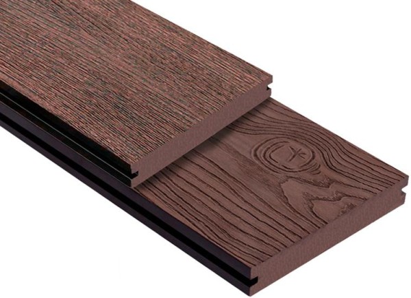 Террасная доска ДПК Outdoor 3D полнотелая STORM/OCEAN BROWN коричневая микс купить в Орле