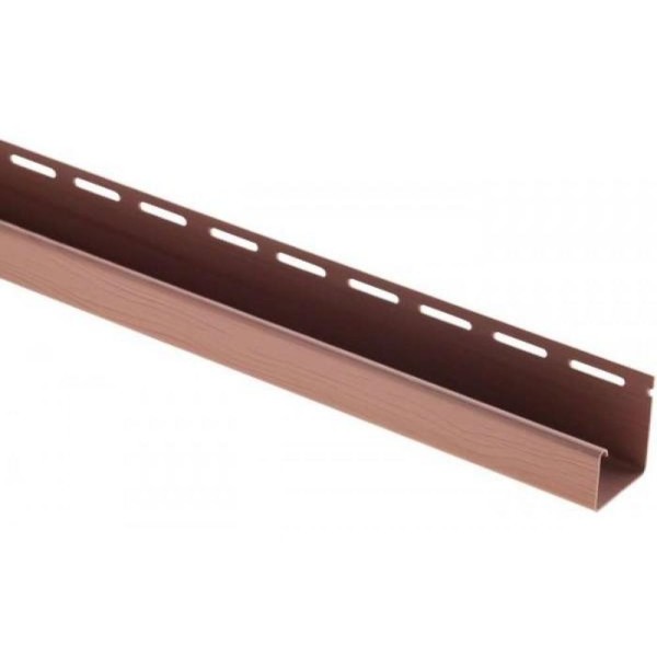 J-профиль Люкс Крашенный, T-15, ВН, Красно-коричневый купить в Орле
