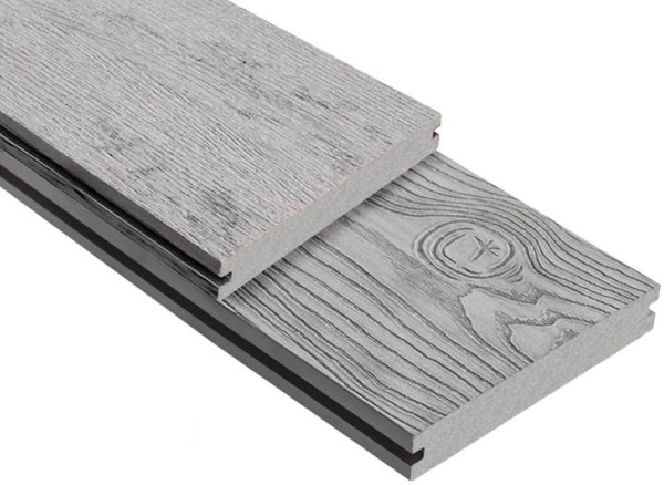 Террасная доска ДПК Outdoor 3D полнотелая STORM/OCEAN GREY серая микс купить в Орле