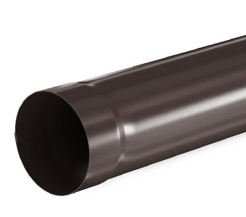 Водосток Aquasistem, система 125x90 - Труба водосточная 3.00м RR 32 Тёмно Коричневый купить в Орле