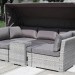 Диван-Трансформер AFINA плетеный из иск. ротанга AFM-320G Grey купить в Орле