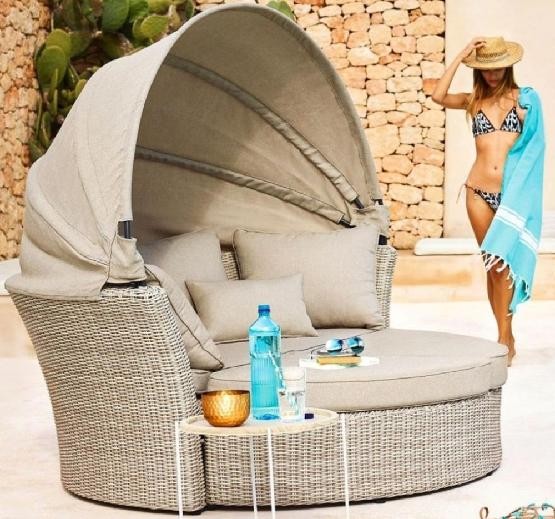 Диван-Трансформер AFINA плетеный из иск. ротанга AFM-325 Beige купить в Орле