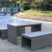 Диван-Трансформер AFINA плетеный из иск. ротанга S330G-W78 Grey купить в Орле