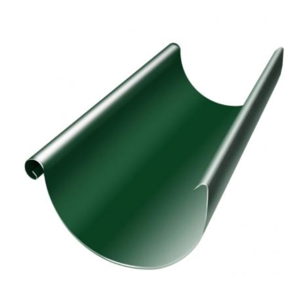 Водосток Grand Line 125x90 – Желоб 3м RAL 6005 купить в Орле