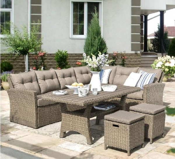 Комплект мебели AFINA плетеной из иск. ротанга AFM-307B Beige купить в Орле