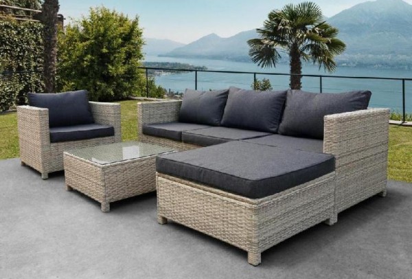 Комплект мебели AFINA плетеной из иск. ротанга YR821G Grey/Grey купить в Орле