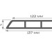 Доска Ромбус 3D ДПК Outdoor STORM GREY серая микс купить в Орле