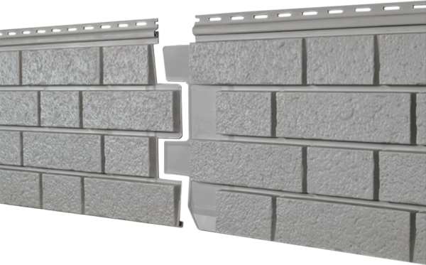 Фасадная панель Ю-пласт Стоун Хаус S-Lock Клинкер Нордик дым купить в Орле