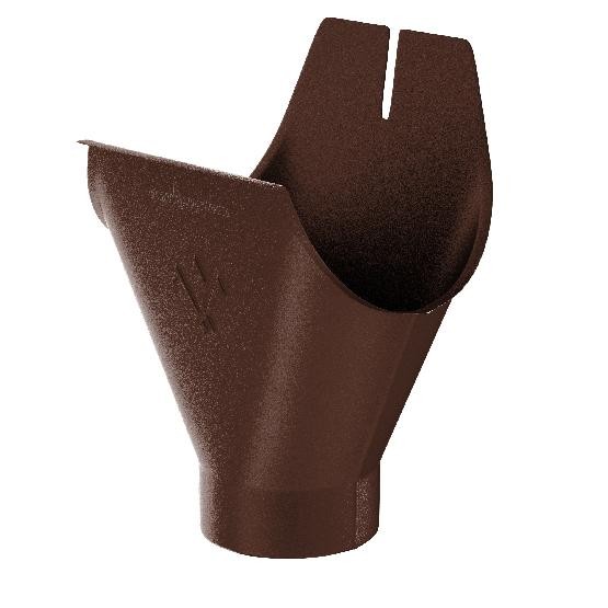 Водосток Aquasistem, Система 125x90 - Воронка желоба RAL 8017 Коричневый matt купить в Орле