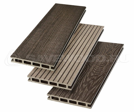 Террасная доска из ДПК SW Carpinus (R) — двухсторонняя темно-коричневый купить в Орле