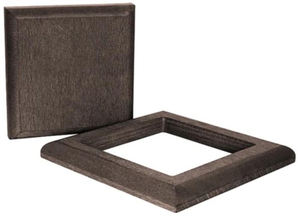 Комплект крышка и юбка ДПК для столба Polivan SINGARAJA темно-коричневый купить в Орле