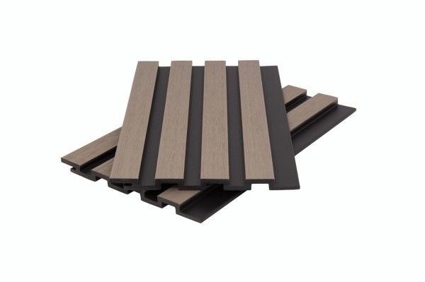 Стеновая панель брусковая двухцветная co-extrusion, snow mix купить в Орле