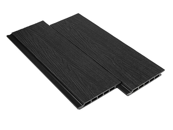 Фасадная панель из ДПК Deckart Vista 3D с текстурой дерева Графит купить в Орле