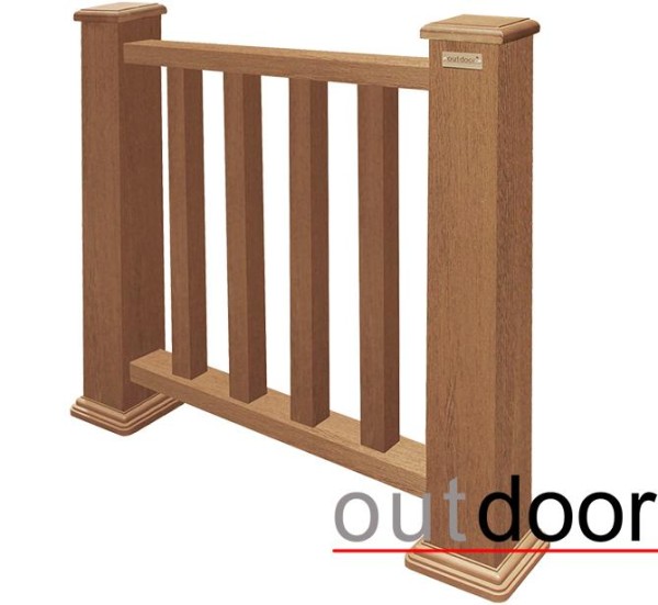Ограждение из ДПК Outdoor Классик 3D STORM дуб купить в Орле