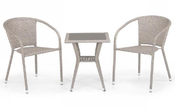 Комплект плетеной мебели AFINA из иск. ротанга T25C/Y137C-W85 Latte 2Pcs купить в Орле