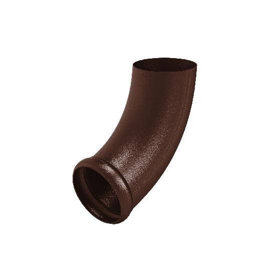 Водосток Aquasistem, Система 125x90 - Отвод трубы декоративный RAL 8017 Коричневый matt купить в Орле