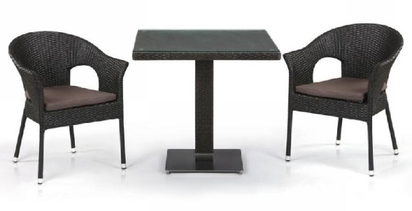 Комплект плетеной мебели AFINA из иск. ротанга T605SWT/Y79A-W53 Brown 2Pcs купить в Орле