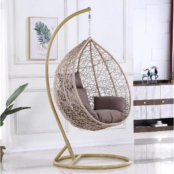 Кресло Подвесное из искусственного ротанга AFM-169A-LB Beige купить в Орле