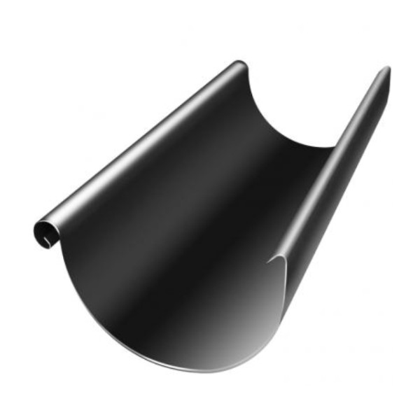 Водосток Grand Line 125x90 – Желоб 3м RAL 9005 купить в Орле
