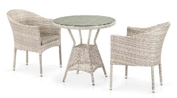 Комплект плетеной мебели AFINA из иск. ротанга T705ANT/Y350-W85 Latte 2Pcs купить в Орле