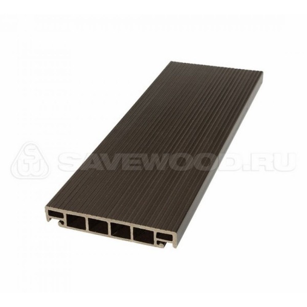 Террасная доска из ДПК SW-Salix «SaveWood» темно-коричневый купить в Орле