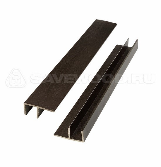 F-профиль ДПК Savewood – Тёмно-коричневый купить в Орле