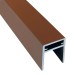 П-профиль Алюминиевый EasyDecking 35x25 Коричневый купить в Орле