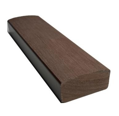 Лавочный брус Ecodecking Некст полнотелый брашированный 70х35 шоколад купить в Орле