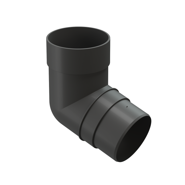 Колено 72˚ для водосточной трубы Docke Premium Графит купить в Орле