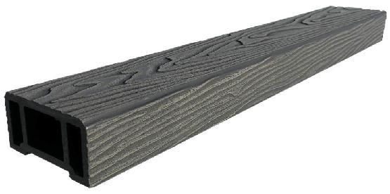 Перила ДПК 3D GardenParkett фактура дерева Графит купить в Орле