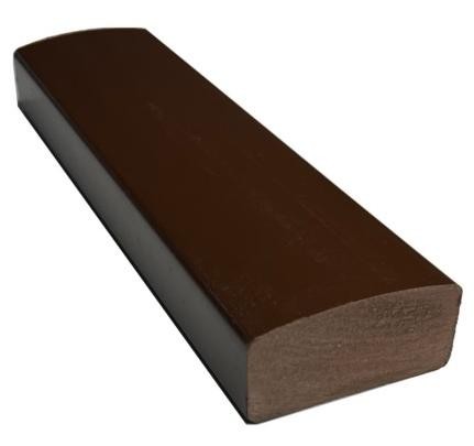 Лавочный брус Ecodecking Некст полнотелый глянцевый 70х35 шоколад купить в Орле