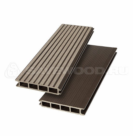 Террасная доска из ДПК SW Ulmus «SaveWood» темно-коричневый купить в Орле