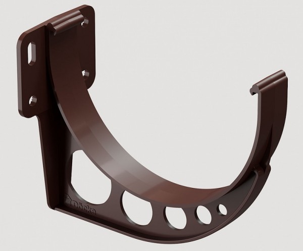 Кронштейн желоба ПВХ Docke STANDART Тёмно-коричневый купить в Орле