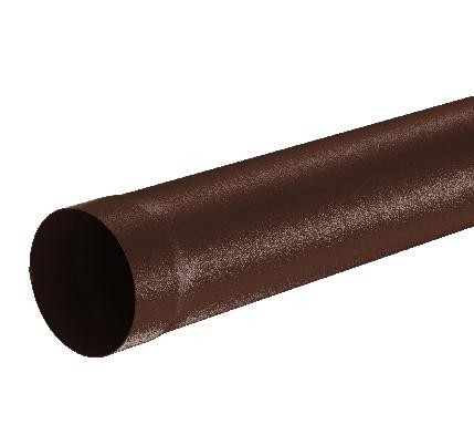 Водосток Aquasistem, Система 150/100 - Труба водосточная 1.00м RAL 8017 Коричневый matt купить в Орле