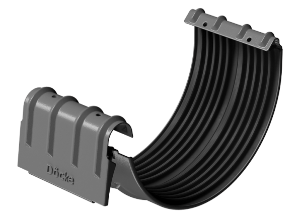 Соединитель желобов D125 Döcke STAL PREMIUM Графит, (RAL 7024) купить в Орле