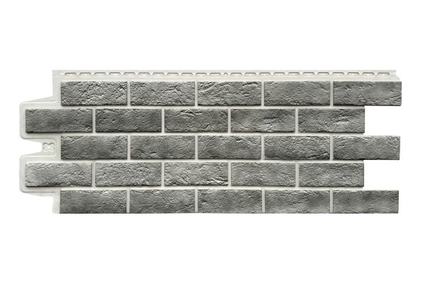 Фасадная панель Grand Line Состаренный кирпич Элит гранит, ШОВ белый купить в Орле