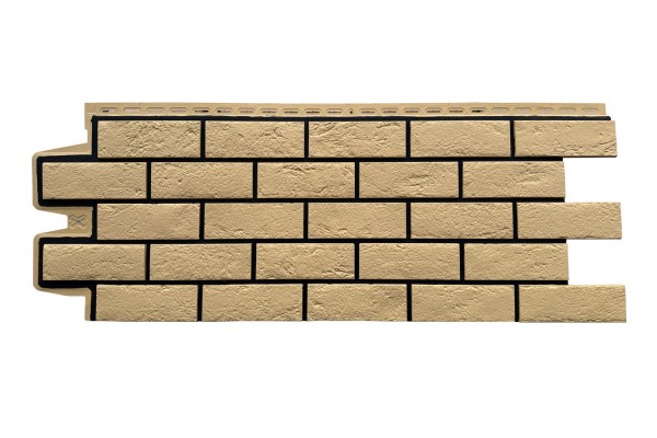 ФП Grand Line состаренный кирпич премиум Песочный (шов RAL 9005) купить в Орле