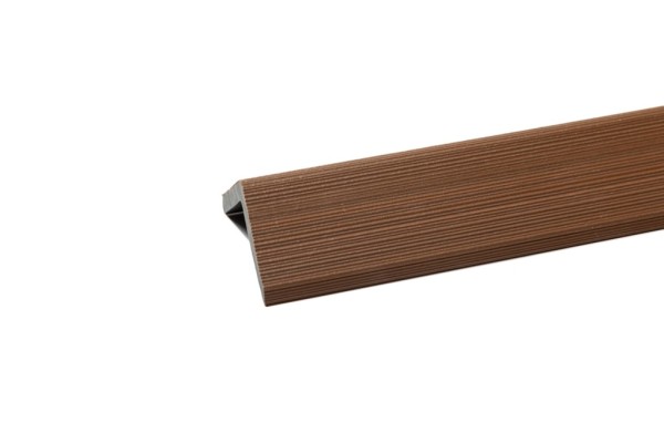 Уголок торцевой Ecodecking Скай коэкструзия 45х45х3000 Тик купить в Орле