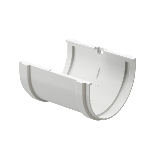 Соединитель желоба Docke Premium ПВХ - Пломбир купить в Орле