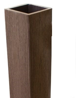 Столб опорный Woodvex Co-Extrusion Темно - Коричневый купить в Орле