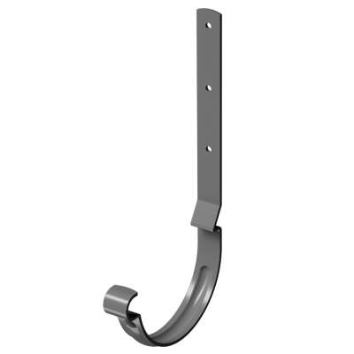 Карнизный крюк длинный D125 Döcke STAL PREMIUM Графит, (RAL 7024)