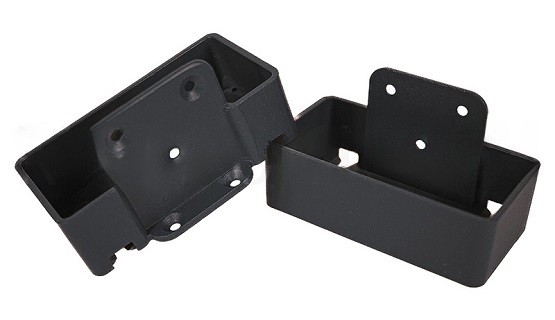 Крепление перил прямое из алюминия GardenParkett Графит купить в Орле