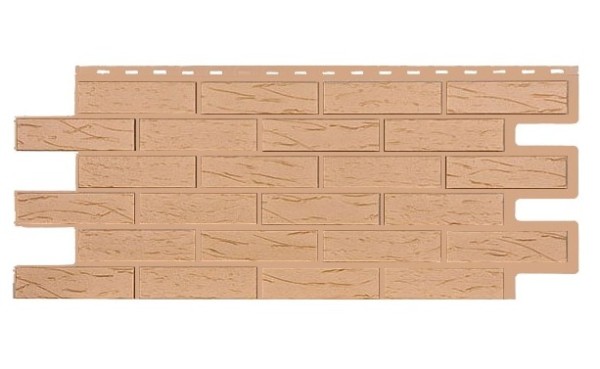 Фасадная панель T-Siding Кирпич Саман Эко Крем купить в Орле